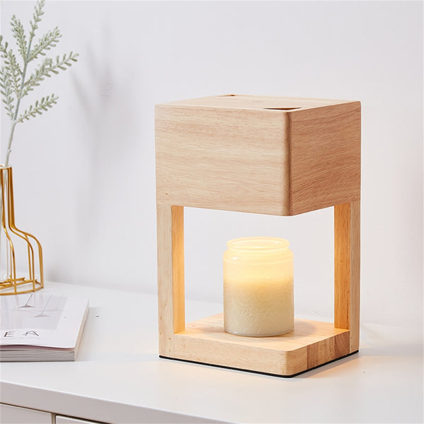Candle Warmer Lamp - Wood